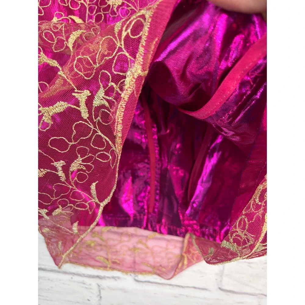 Chasing Fireflies Wishcraft Maharani Costume Girls 8 Pink Gold